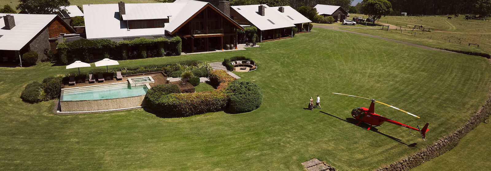 Aerial View of The Lodge