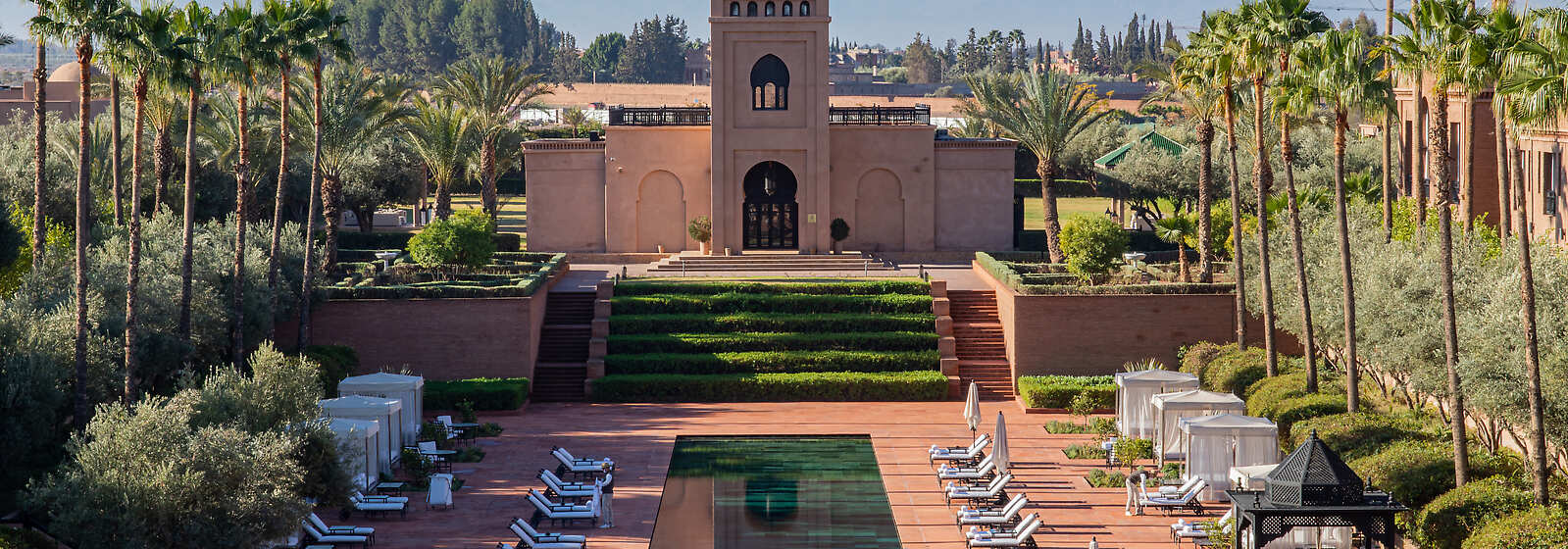 Aerial View of Swimming Pool