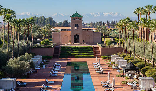 Aerial View of Swimming Pool