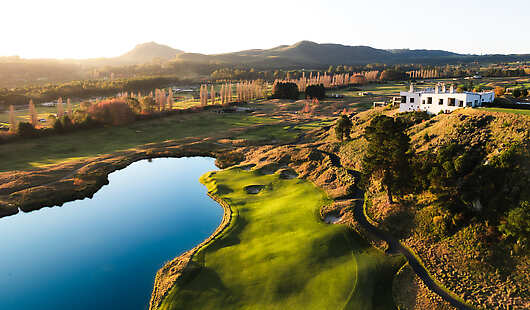 Aerial View of Manor and Golf Course 