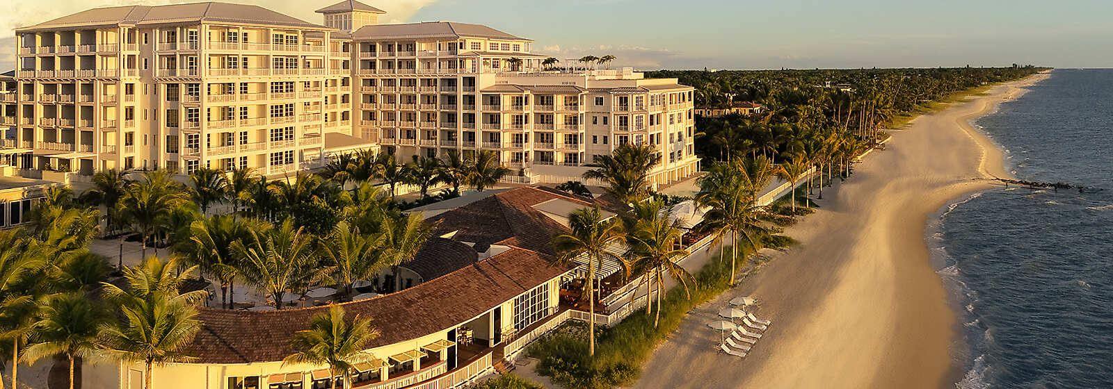 Aerial View of Naples Beach Club, A Four Seasons Resort