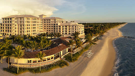 Aerial View of Naples Beach Club, A Four Seasons Resort Property