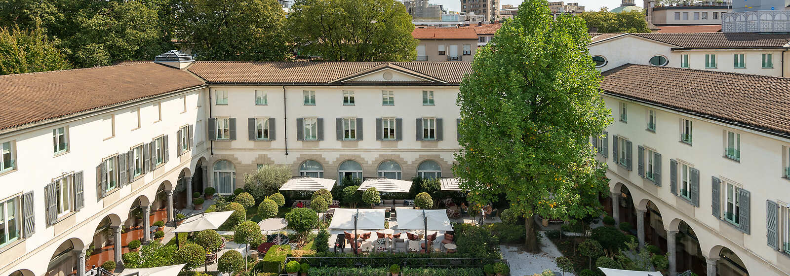 Aerial View of Internal Courtyard