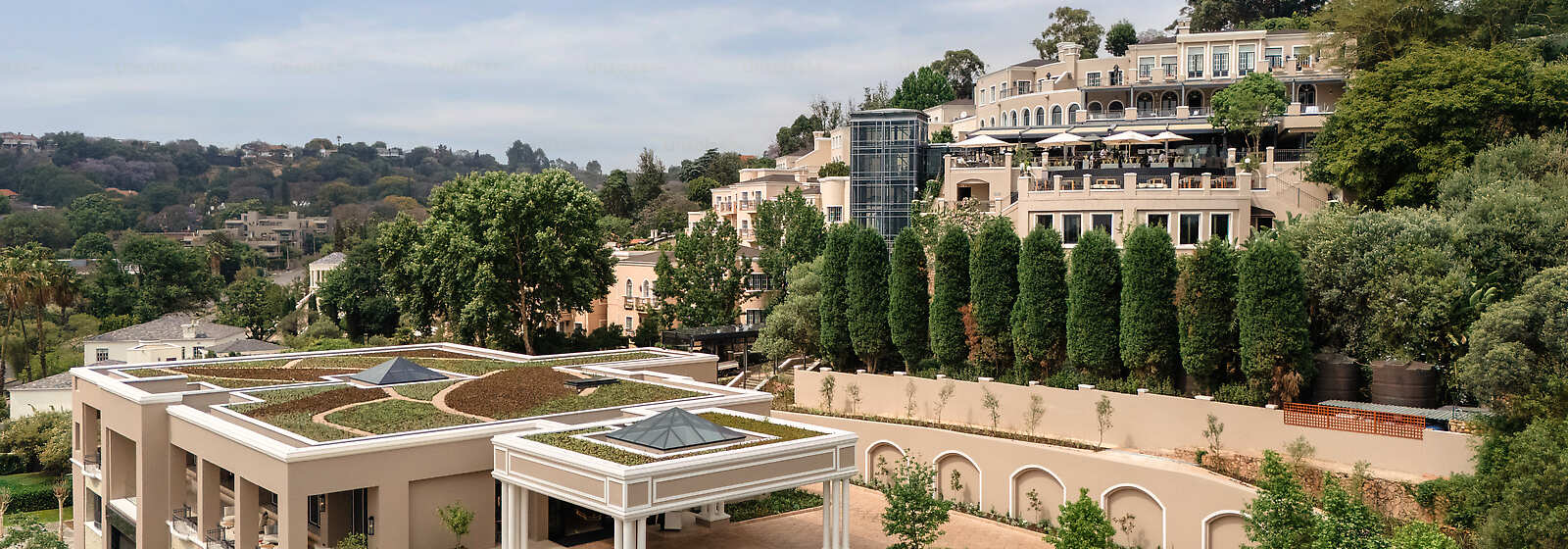 Aerial View of Four Seasons Hotel The Westcliff