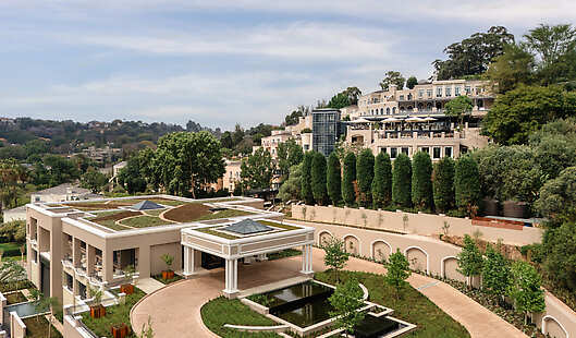 Aerial View of Four Seasons Hotel The Westcliff