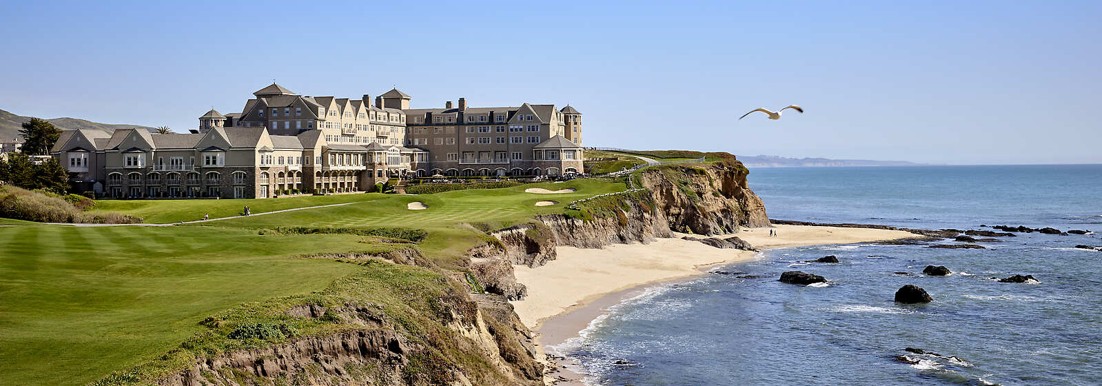 The Ritz-Carlton, Half Moon Bay Exterior View with Ocean Bluff 