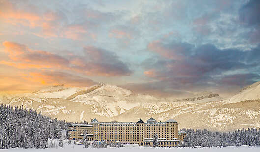 Fairmont Chateau Lake Louise Winter Hero