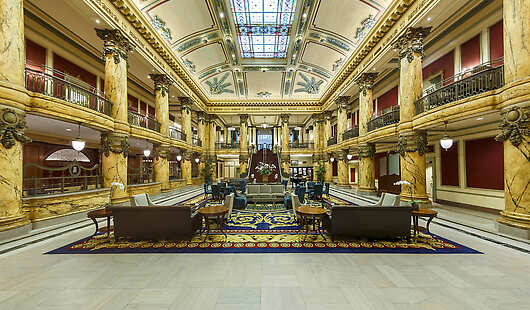 The Jefferson Hotel Grand Staircase and Rotunda Lobby