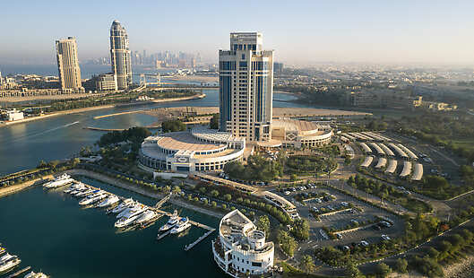 Aerial View of The Ritz-Carlton, Doha