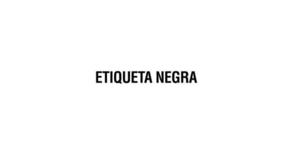 Etiqueta Negra