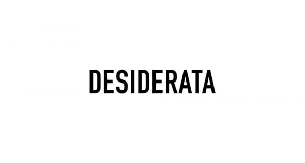 Desiderata