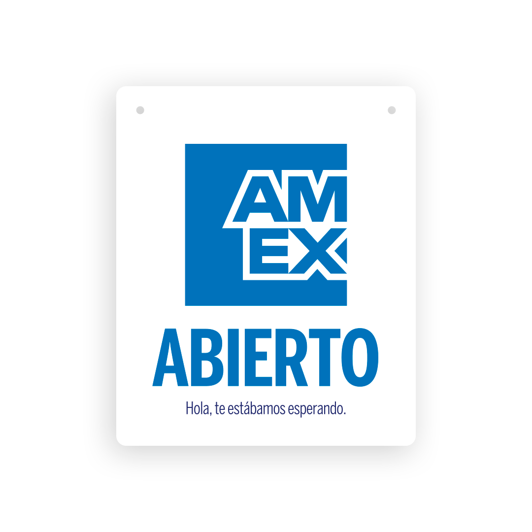 Cartel Abierto & Cerrado