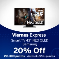 Ir a Samsung Smart TV 43'' NEO QLED Ver detalle