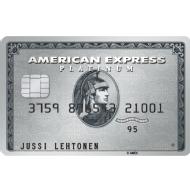 Linkki: American Express Puolet Platinum Card -pääkortin jäsenyysmaksusta Tarkemmat tiedot