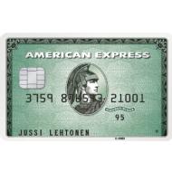 Linkki: American Express Puolet Green Card -pääkortin jäsenyysmaksusta Tarkemmat tiedot