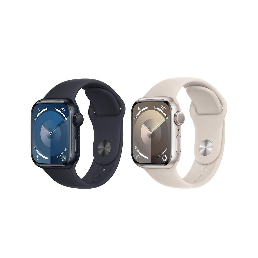 Apple Watch Series 9 GPS Boîtier 45mm en aluminium Bracelet Sport (M/G) avec AppleCare+ d'Apple