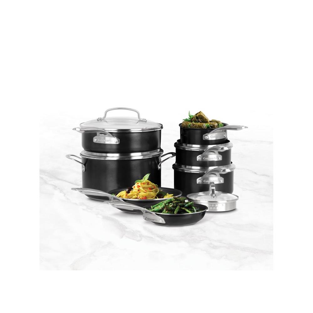 Ensemble de batterie de cuisine de 12 pièces GreenGourmet Pro en aluminium de Cuisinart®