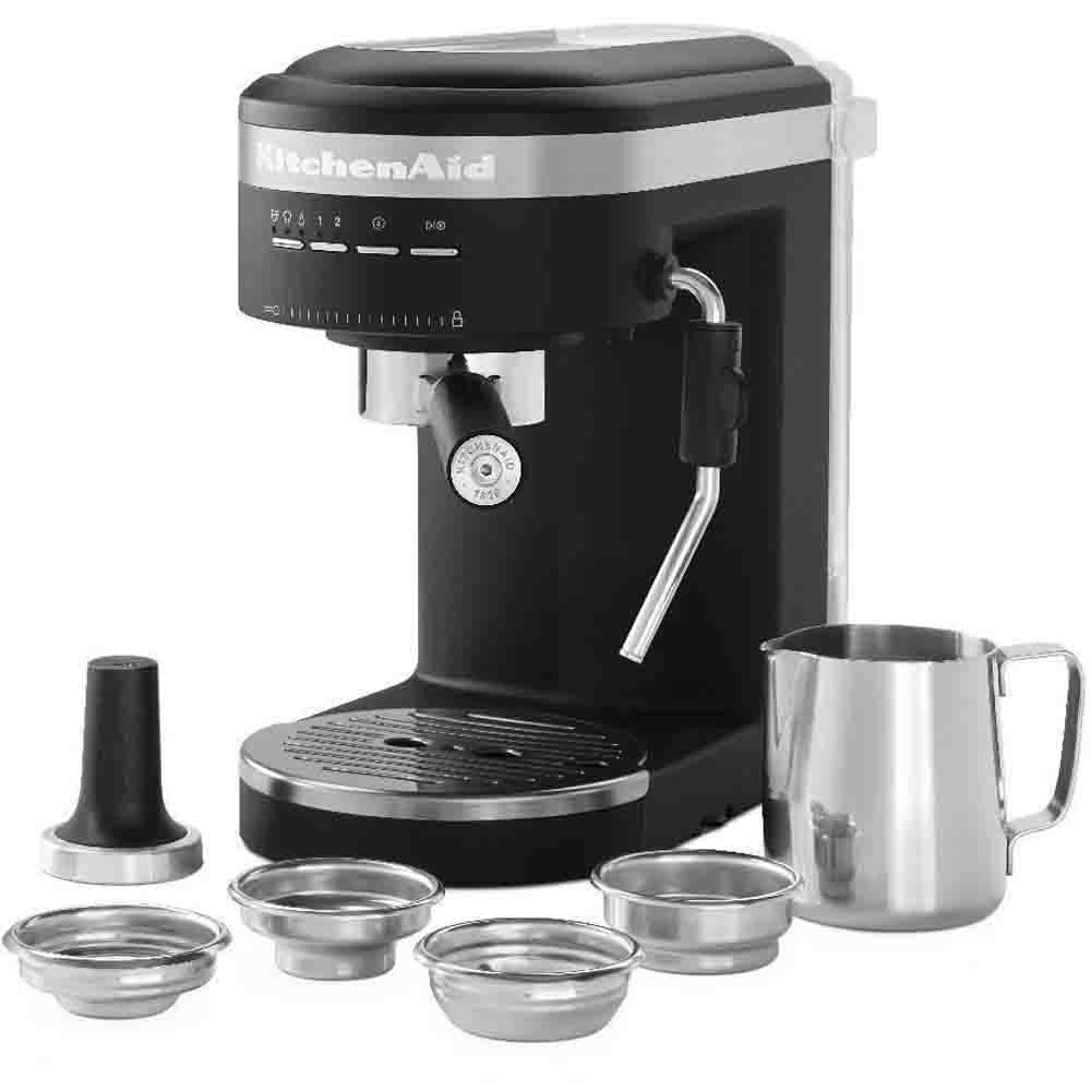 Machine à espresso semi-automatique de KitchenAid (noir mat)