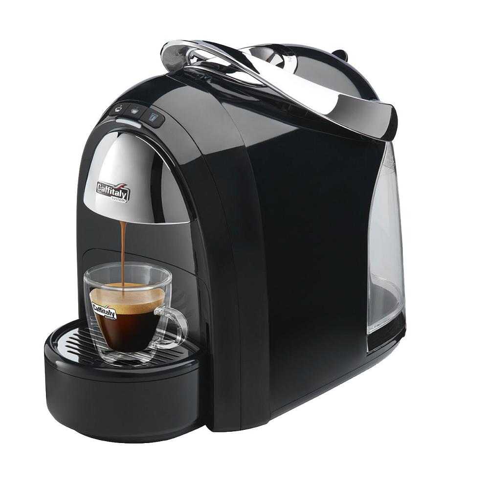 Machine à café en capsule S18 Ambra de Caffitaly (noir)