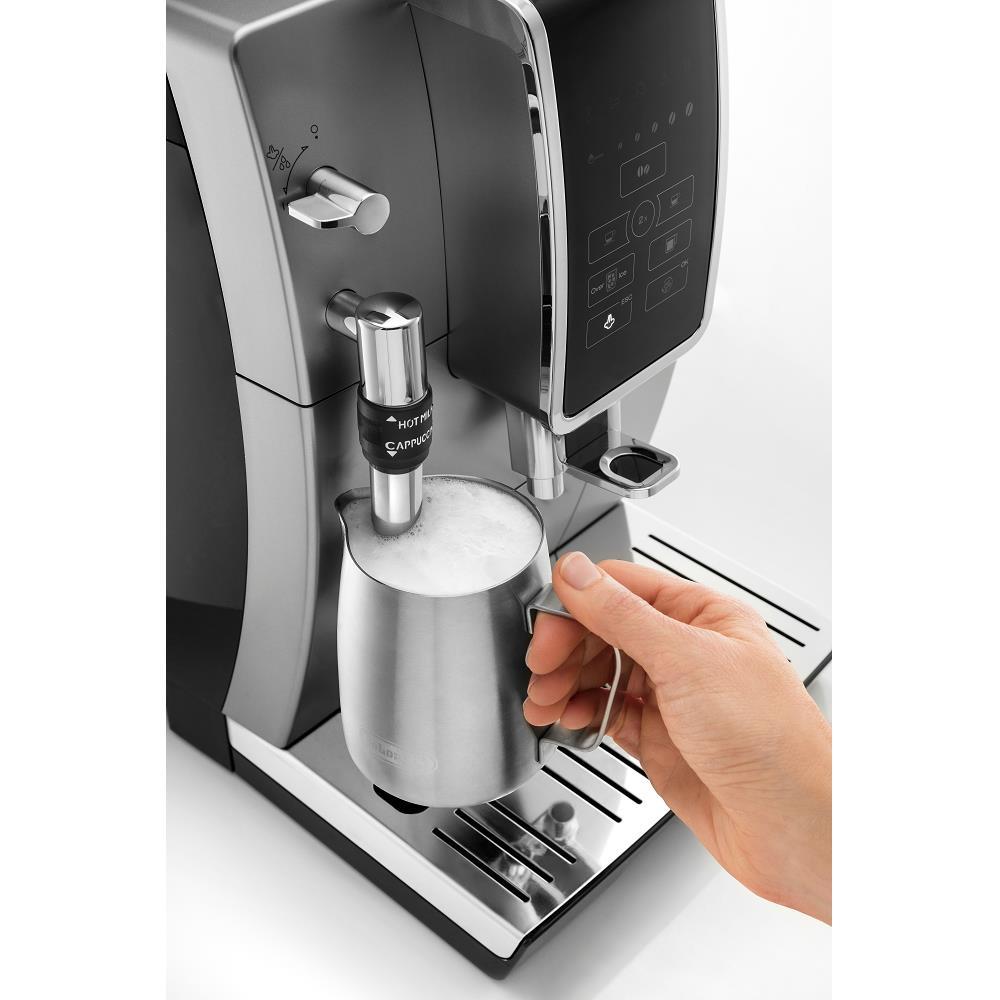 Machine à café automatique Dinamica avec mousseur avancé de Delonghi