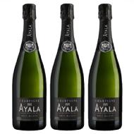 Lien vers Champagne Ayala Champagne Brut Majeur, Etui - 3 bouteilles de 75cl Détails