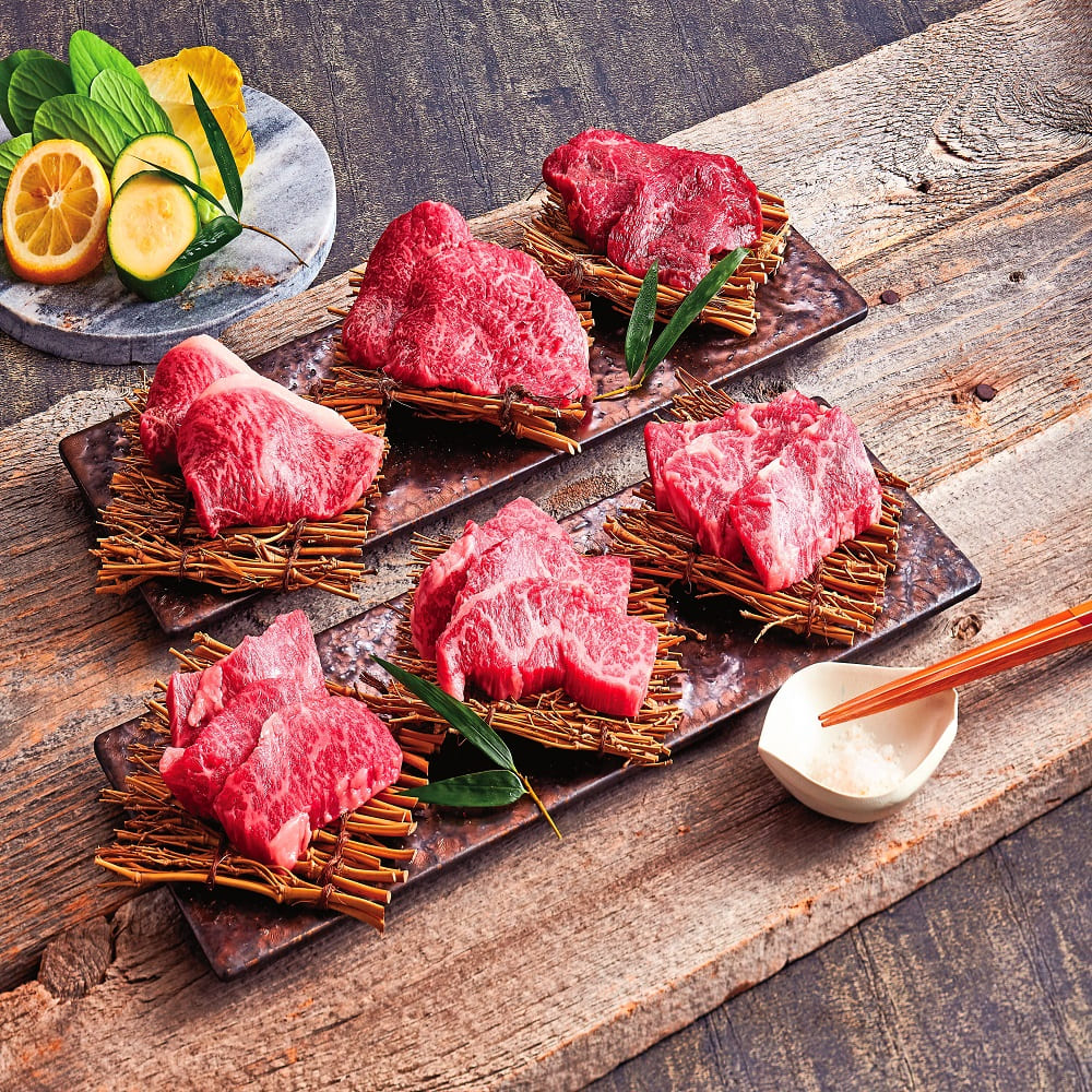日本を代表する和牛「神戸牛・松阪牛・近江牛」の贅沢な詰合せです。それぞれ異なる肉の味わいをぜひご堪能ください。