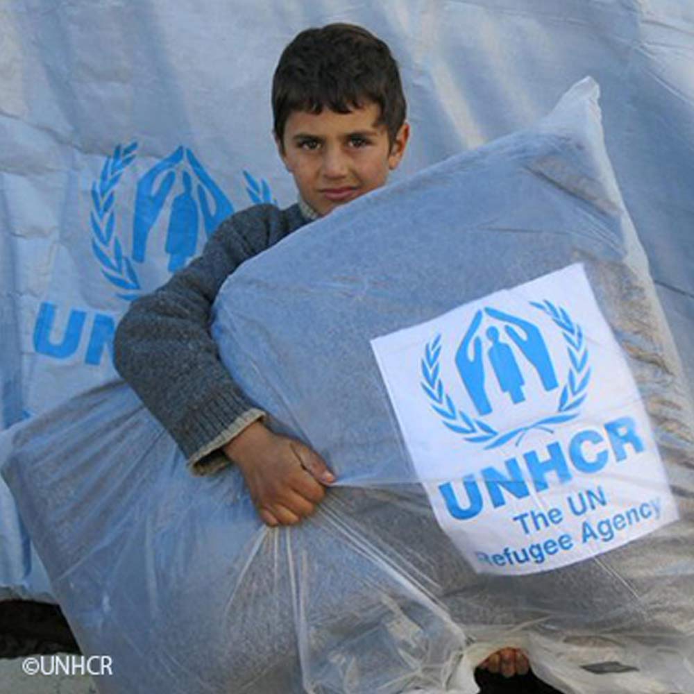 難民の避難生活を支える毛布1枚分相当のご寄付