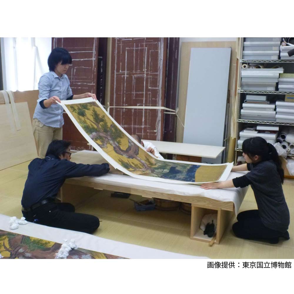 東京国立博物館の文化財の修復及び保存等に充当されます。