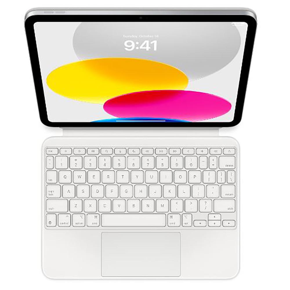 軽快にタイピングできるキーボード、正確にタスクをこなせるトラックパッド、14のファンクションキーの列を持っています。取り外せるキーボードと、iPadを守るバックパネルの2つのパーツに分かれる万能なデザイン。