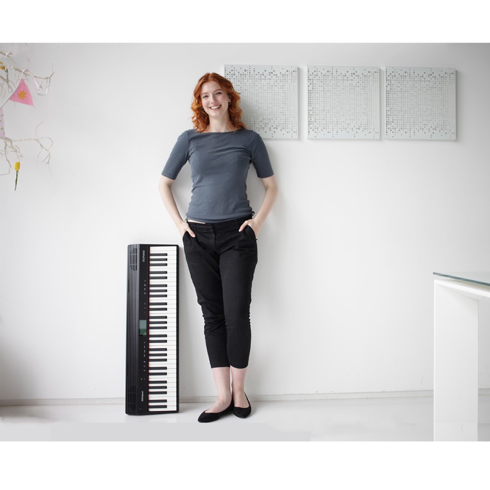 ローランドのデジタルピアノを継承した高品位な音色。高品位なピアノ音色を10種類内蔵し、タッチによる音色変化、表現力を実現しています。