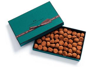 LA MAISON DU CHOCOLAT Plain Dark Truffles Gift Boxes, 400g