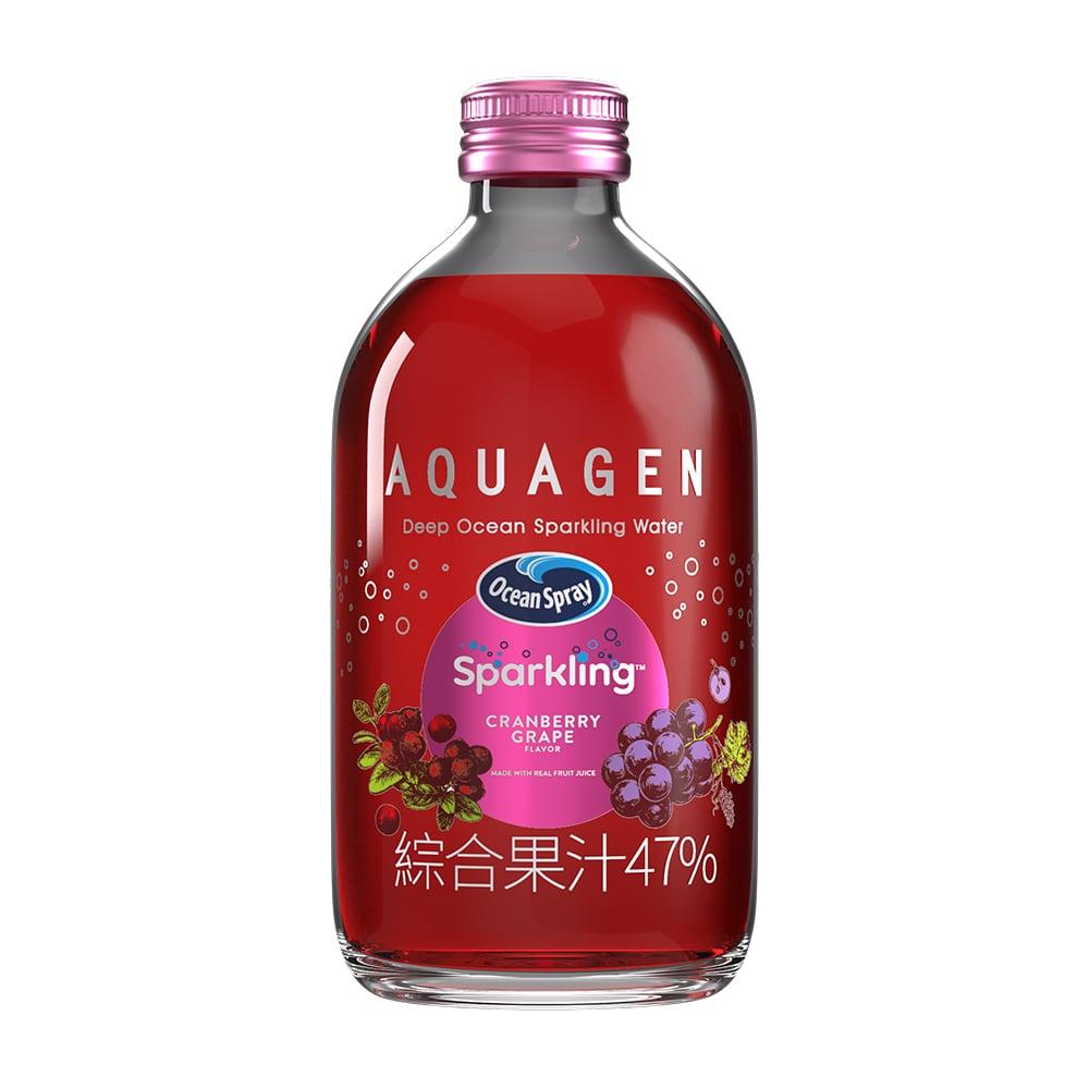AQUAGEN x Ocean Spray 聯名款 –蔓越莓葡萄海洋深層氣泡飲